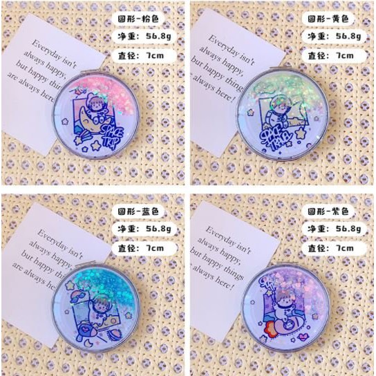 Gương mini 2 mặt bỏ túi tiện ích