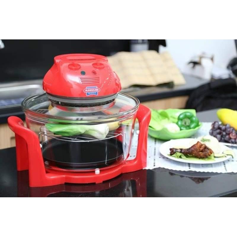 NỒI NƯỚNG THỦY TINH 416 CỦA SUNHOUSE DUNG TÍCH 12 LÍT