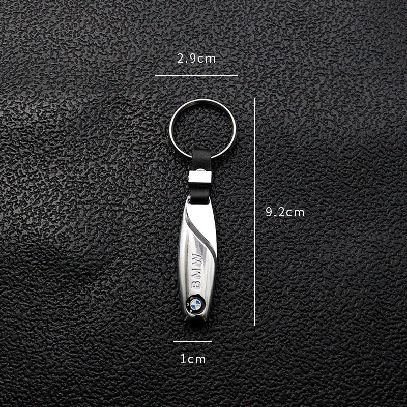 Móc Khóa Xe Hơi Bằng Thép Không Gỉ In Logo BMW E61 E90 E82 E70 E71 E87 E88 E89 X5 X6