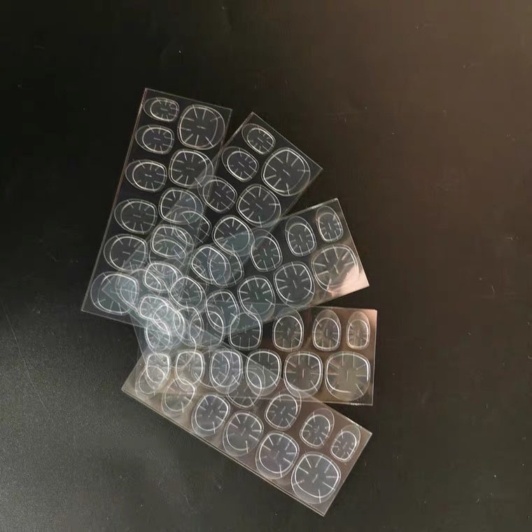 Set 12 Miếng Dán Móng Tay Giả Hai Mặt Siêu Dính Chống Thấm Nước Chất Lượng Cao