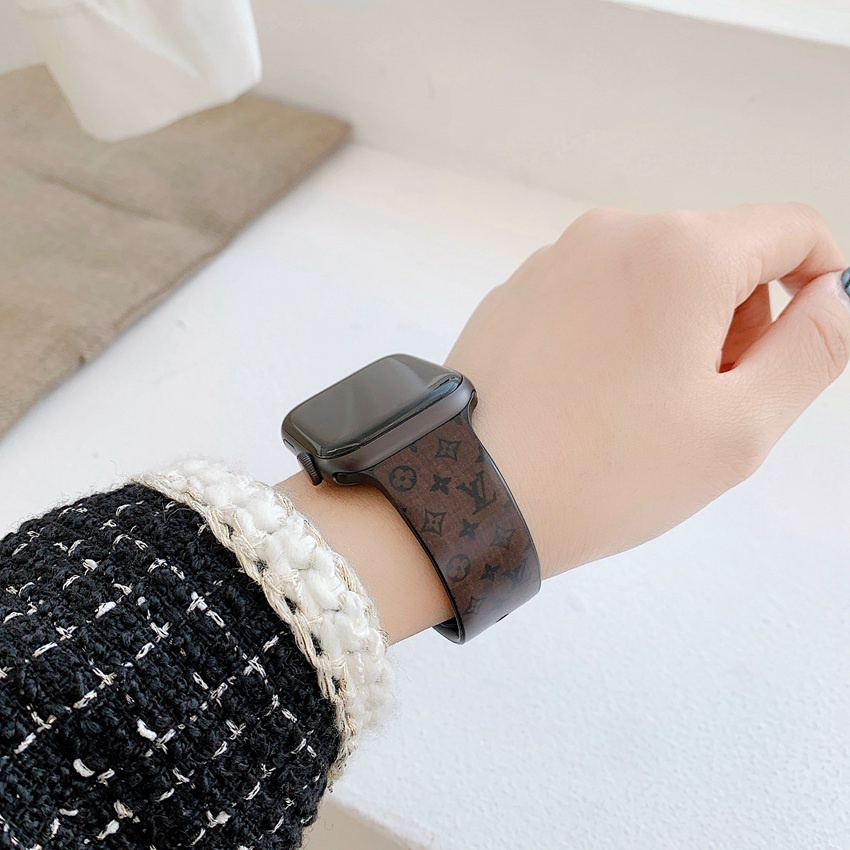 Dây Đeo Đồng Hồ Apple Watch Band 44mm 40mm 42mm 38mm Series 6 Se 5 4 3 2 1 Se Iwatch T500 Bằng Silicon Thời Trang
