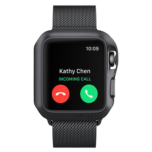 [Hàng Chính Hãng] Ốp Bảo Vệ Apple Watch Series 3/2/1 Spigen Slim Armor 38mm 42mm