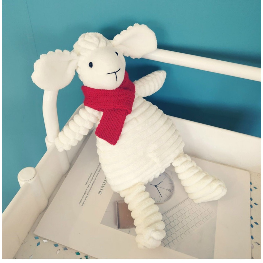 Cừu Bông Trắng SIZE TO 40cm Ngộ Nghĩnh Cho Bé