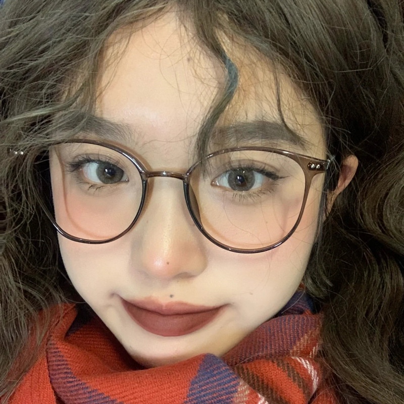 Mắt Kính Gọng Tròn Chống Ánh Sáng Xanh Thời Trang Hàn Quốc Cho Nam Nữ