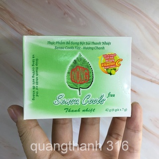 Bột Sủi Thanh Nhiệt Sensa Cools (6 gói/hộp)