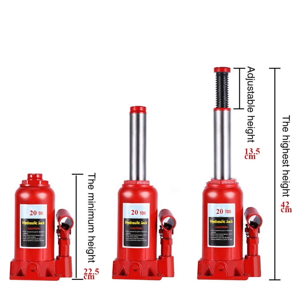 Kích Thủy Lực, Con Đội Thủy Lực ABG Loại 20 Tấn Cao - Chuyên Dùng Để Kích Ô Tô, Nâng Vật Có Tải Trọng Nặng