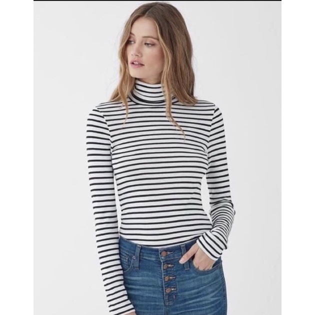 ÁO THUN CỔ LỌ H&M XUẤT DƯ XỊN