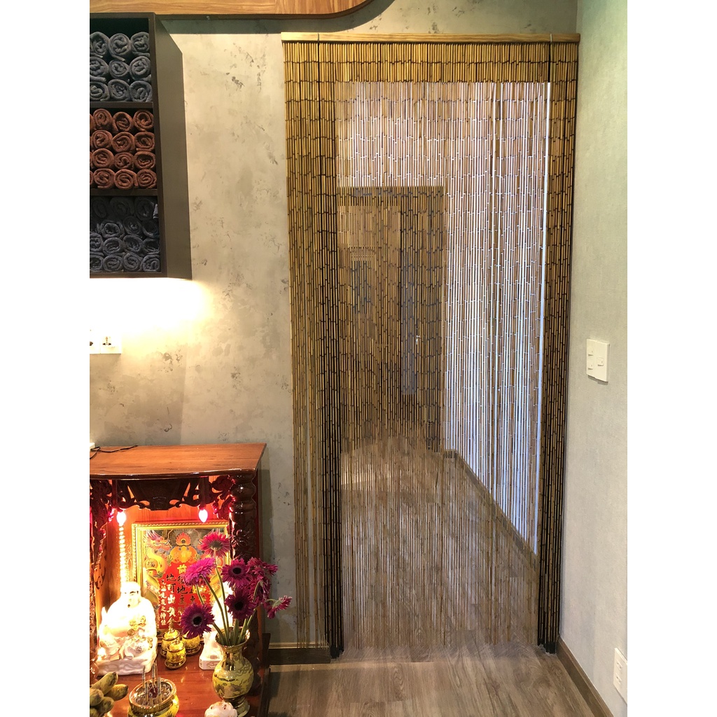 MÀN ỐNG TRÚC TRE CÓ HÌNH ĐỦ MẪU - TRÚC TRE KHÔNG HÌNH TREO CỬA - MÀNH RÈM ỐNG TRÚC TRE