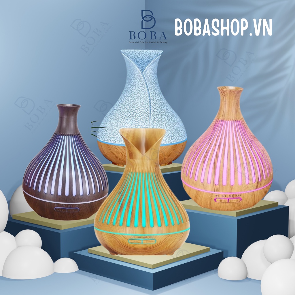 Xả Kho Máy Xông Tinh Dầu Tulip, Bí Ngô, Lồng Đèn, Dung Tích 550ml, Khuếch Tán Hương Thơm, Thư Giãn - bobashop.vn