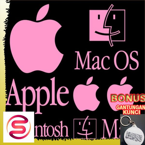 Miếng Dán Trang Trí Laptop Iphone Apple Macintosh