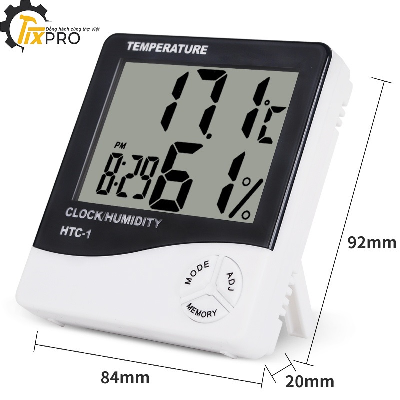 Đồng hồ đo nhiệt độ , độ ẩm HTC-1 chất lượng tốt