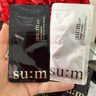 Mặt Nạ Sủi Bọt Thải Độc Da Sum37 Bright Award Bubble-De Mask