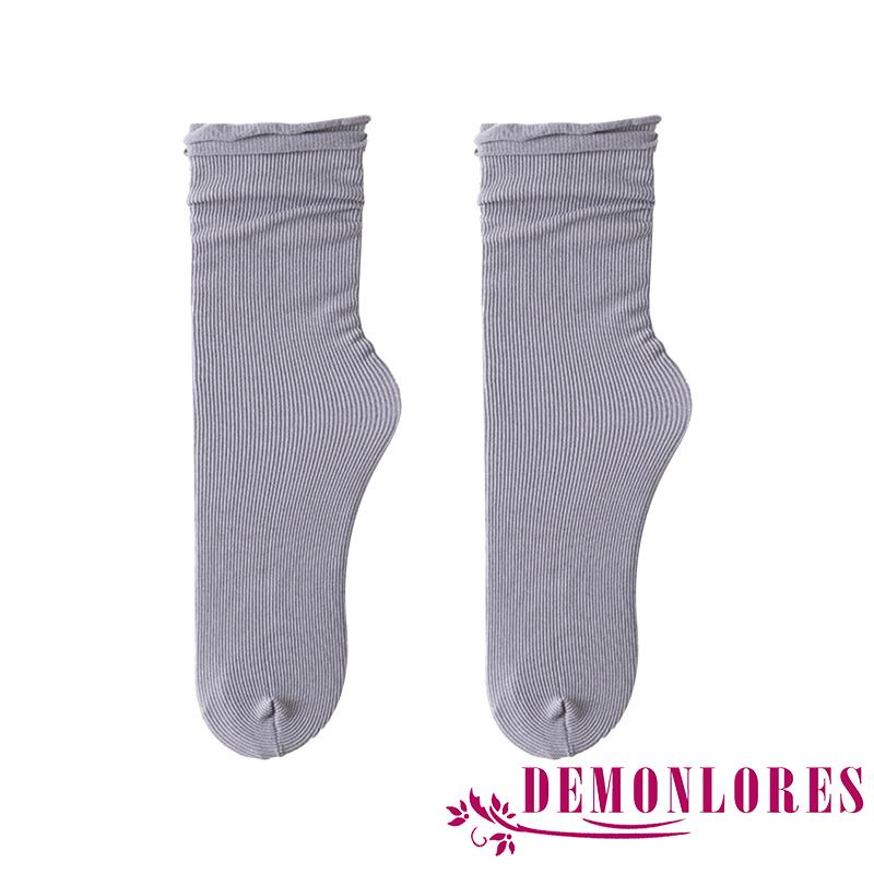 Đôi Vớ Dài Siêu Mỏng Mềm Mại Co Giãn Màu Trơn Dành Cho Nữ