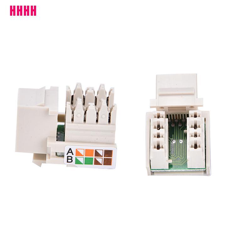 Đầu Kết Nối Mạng Lan CAT5 RJ45 Màu Trắng