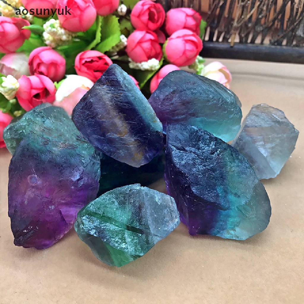 Đá Fluorspar Thạch Anh Tự Nhiên Hình Cầu Pha Lê Fluorite Chữa Lành