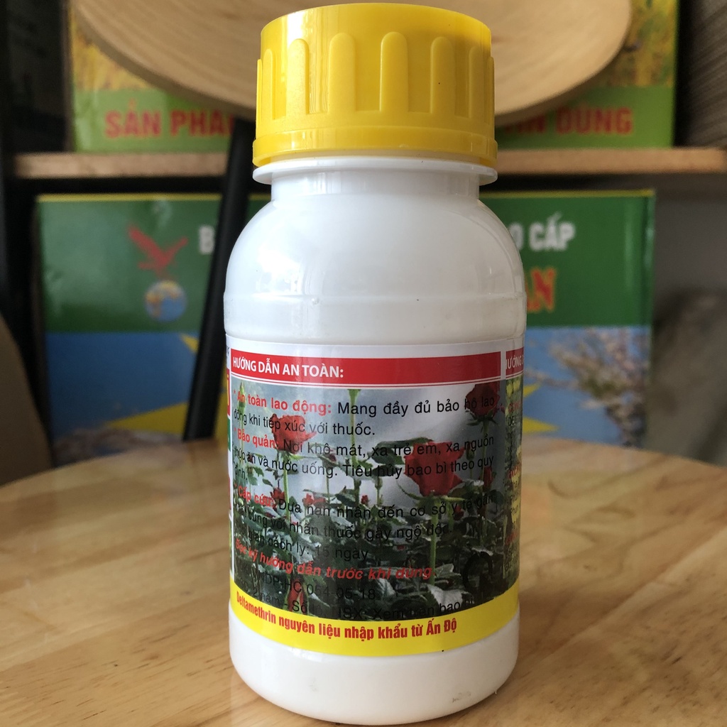 Sát thủ bọ trĩ, diệt sạch bọ trĩ, sâu, côn trùng chích hút trên cây trồng, chai 200ml, pha với 200 lít nước