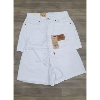 Quần short Levi's trắng nữ