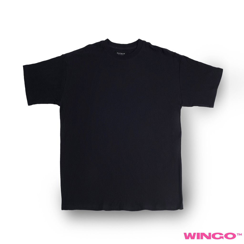 (áo phông)Pacsun Boxy Fit Oversize Tee Black