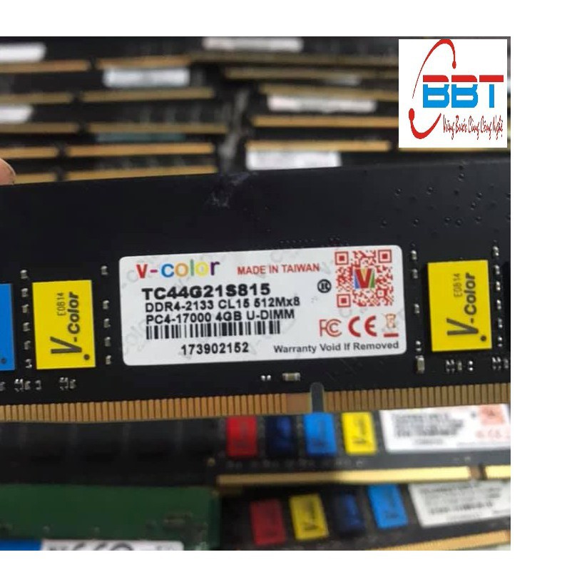 Ram PC ddr4 4gb bus 2400, 2133 like new tháo máy