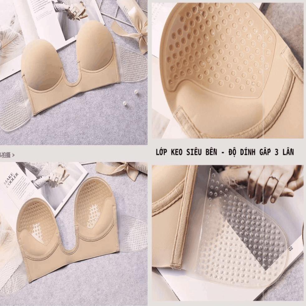 Áo dán ngực chữ U [TIỆN DỤNG] Áo ngực không dây dính dùng cho mặc váy đầm hở vai lưng | BigBuy360 - bigbuy360.vn