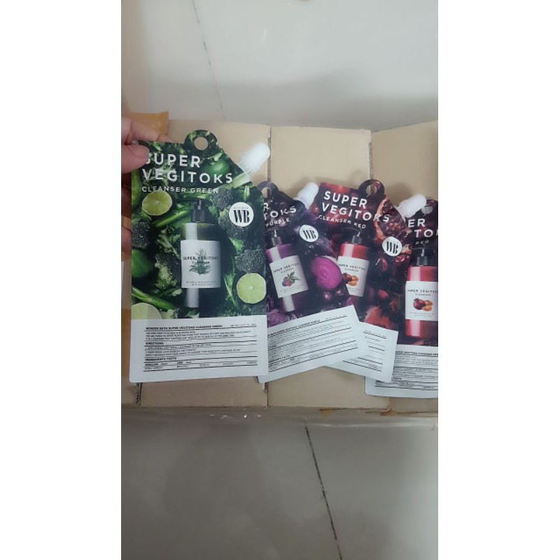 Sữa rữa mặt rau củ dạng túi super vegitoks [Xã kho] | BigBuy360 - bigbuy360.vn