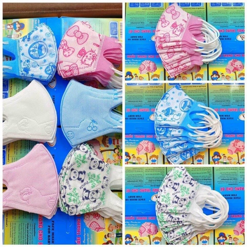 [GIÁ Siêu Rẻ] khẩu trang 5d baby mask NAM ANH CHÍNH HÃNG,dành cho trẻ từ 1-3tuổi ,mềm mại tạo cảm giác thoải mái cho bé