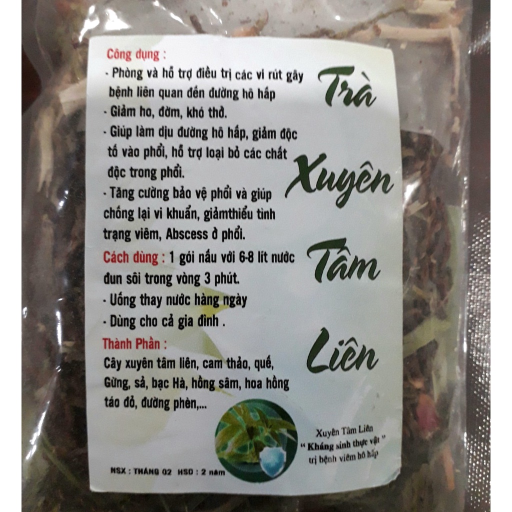 TRÀ XUYÊN TÂM LIÊN THẢO MỘC