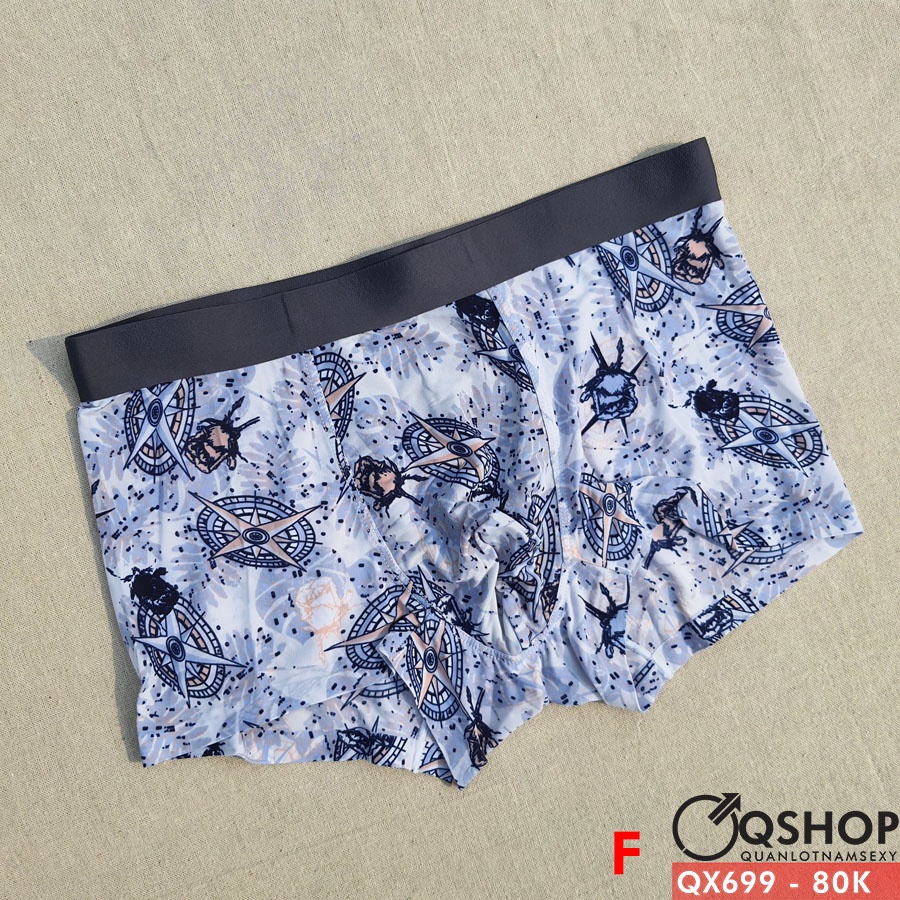 Quần lót boxer nam hoạt hình dễ thương QSHOP QX699
