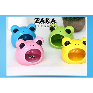 Nhà ngủ sứ hamster (hình chú ếch)