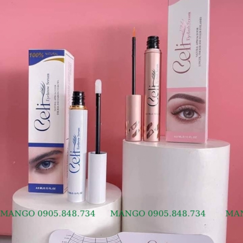 Combo dưỡng mi Celi, dưỡng mày hiệu quả sau 7 ngày sử dụng