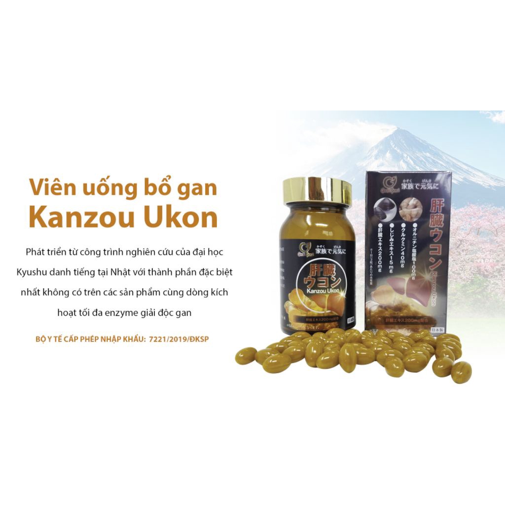 VIÊN UỐNG BỔ GAN KANZOU UKON GENKI FAMI