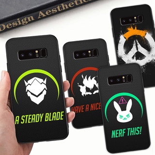 Ốp Điện Thoại Dẻo Viền Đen Họa Tiết Game Overwatch Độc Đáo Cho Samsung A11 A21 A21S A31 A51 A71 M40S Yu162