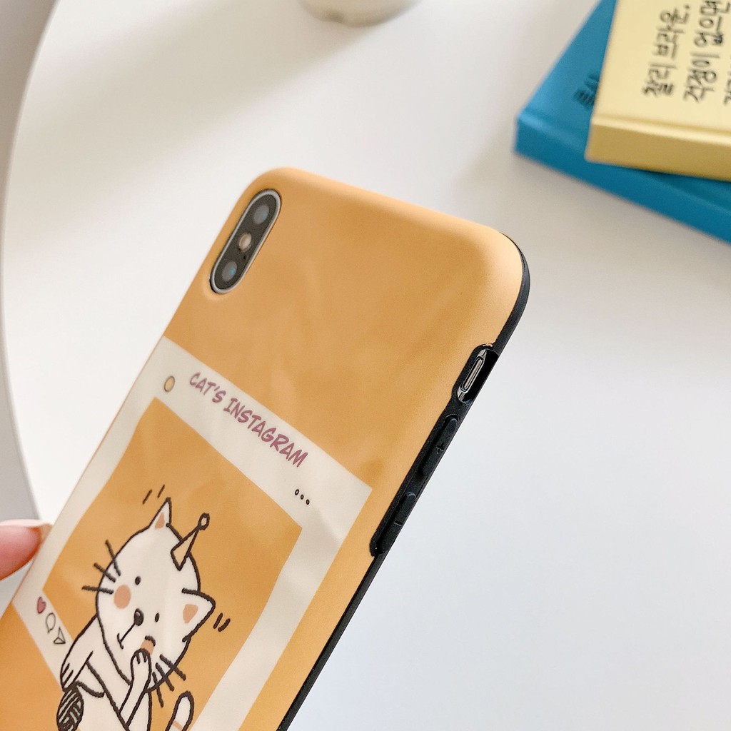 [ FREESHIP TỪ 50K TOÀN QUỐC ] Ốp lưng Iphone chó và mèo instagram | BigBuy360 - bigbuy360.vn