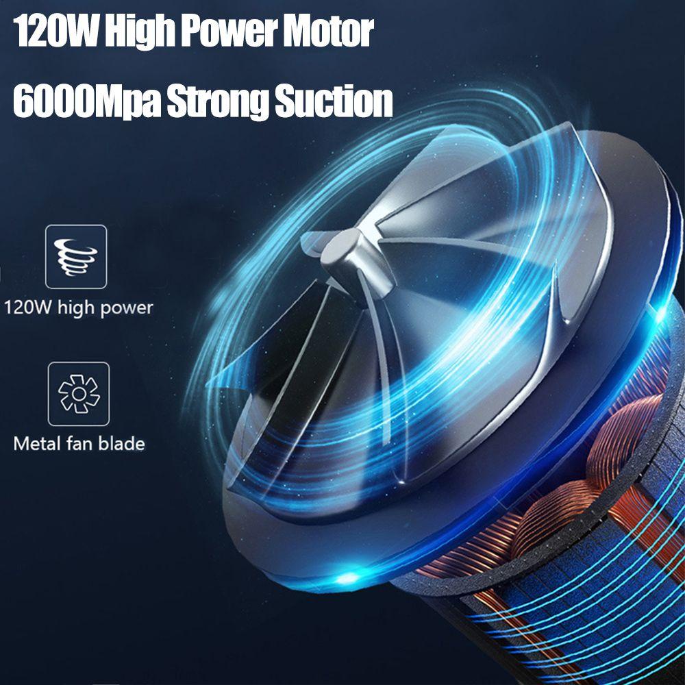 MYRONGVN Máy Hút Bụi Cầm Tay Không Dây Công Suất Cao Cho Xe Hơi