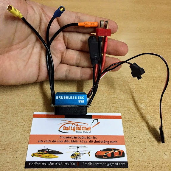 Bộ điều tốc 2838 động cơ brushless 3600KV kèm ESC 35A hàng chính hãng