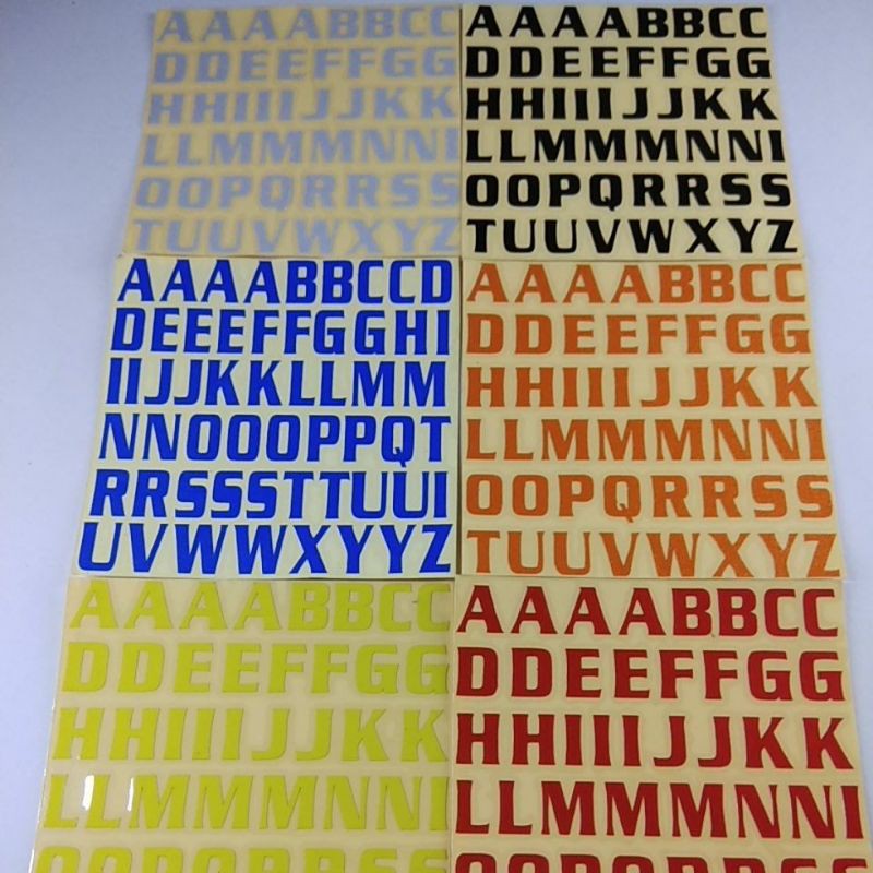 Sticker Cắt Hình Bảng Chữ Cái Alphabet (10X10Cm)