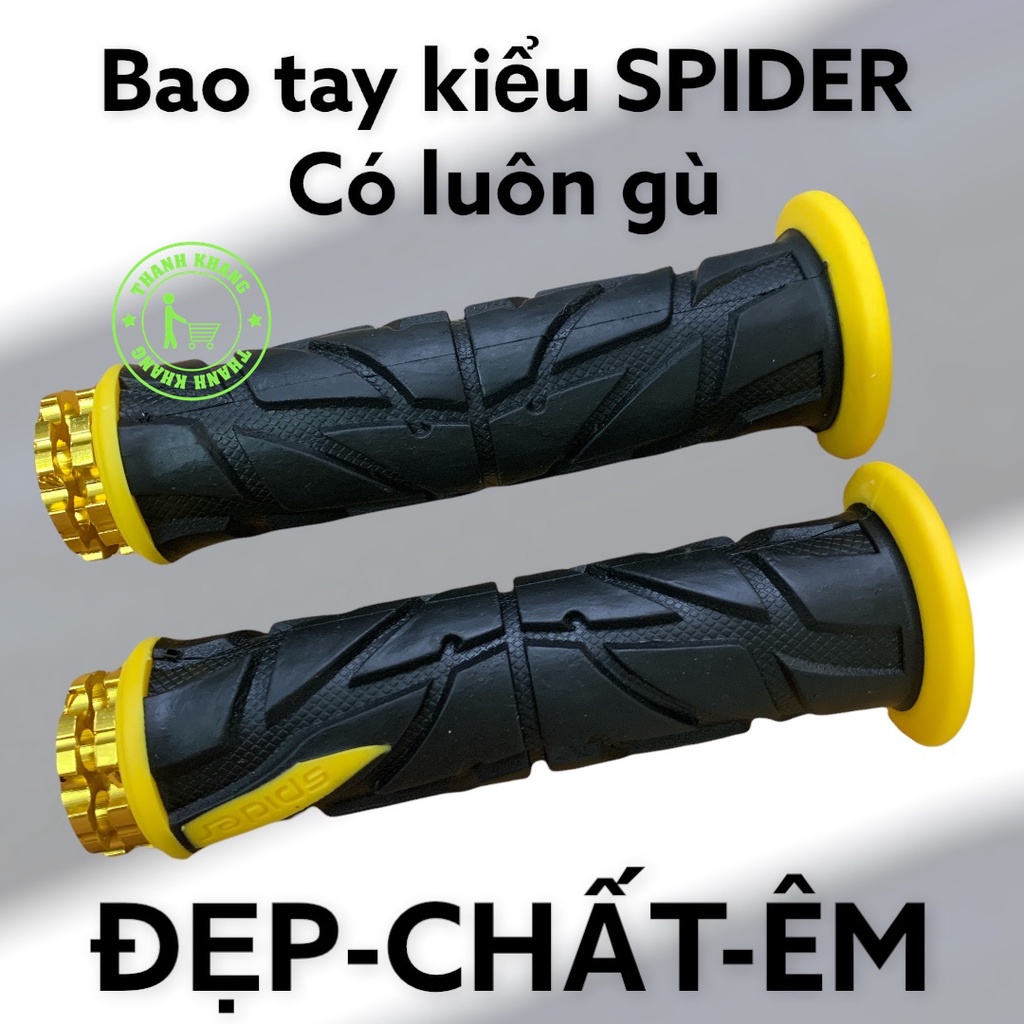 Bao tay xe máy kiểu spider có gù gắn mọi loại xe thanh khang.