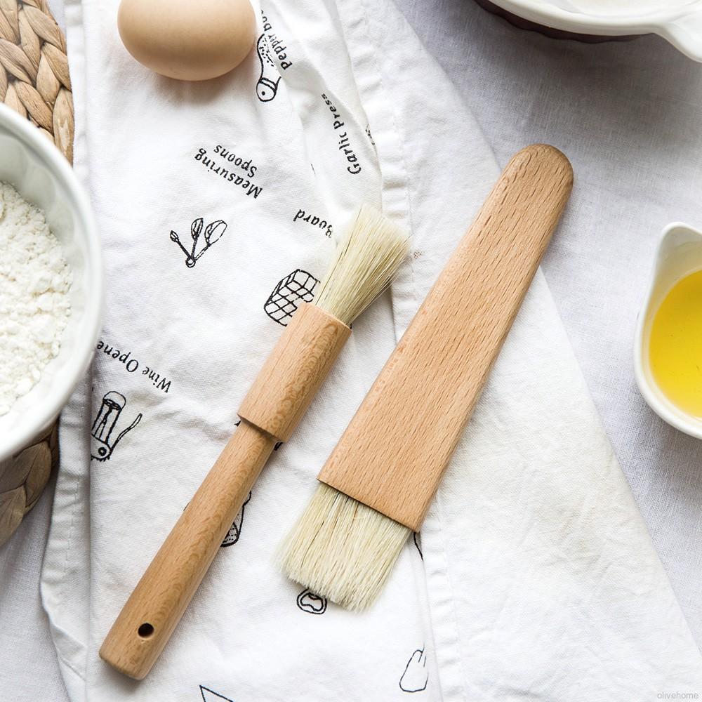 Cọ làm BBQ với thân và lông dài tiện lợi