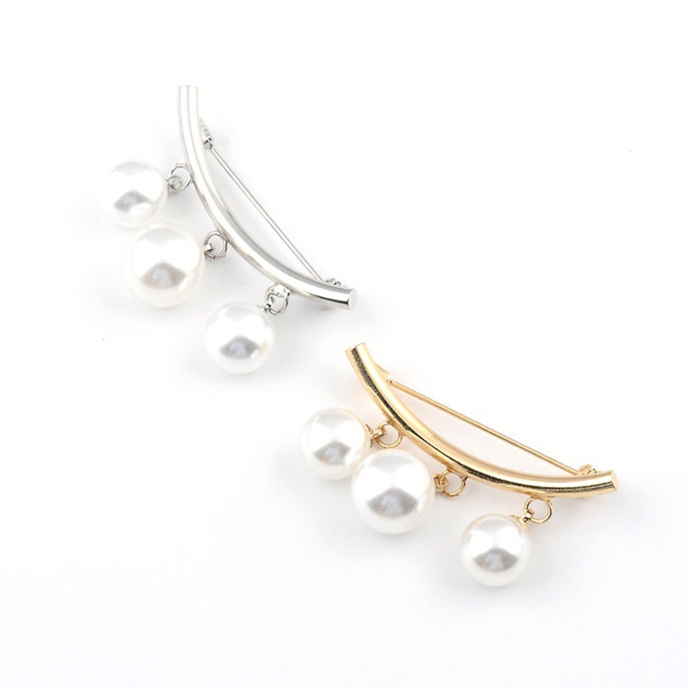 Trâm cài áo phối ngọc trai nhân tạo thời trang