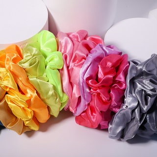 Dây buộc tóc KIDSBOWS vải lụa co giãn nhiều màu lựa chọn cho nữ