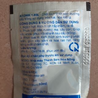 Phân bón lá ATONIK 1.SL gói 10ml