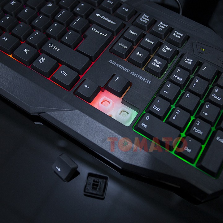 Bàn Phím Gaming Xtrike Me Chuyên Game Siêu Chất LED 7 Màu, Độ Nhạy Cực Cao Cho Máy Tính Laptop - Phụ Kiện Tomato