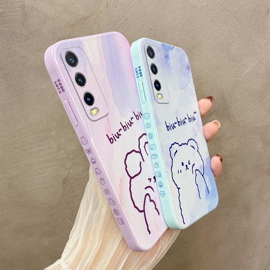 ốp lưng Vivo Y20 ốp lưng Vivo Y20S ốp lưng Vivo Y12S Ốp Lưng Điện Thoại Silicone Mềm Chống Sốc Họa Tiết Tranh Sơn Dầu Cho Vivo Y20 Y20S V2029 V2026 Y12S