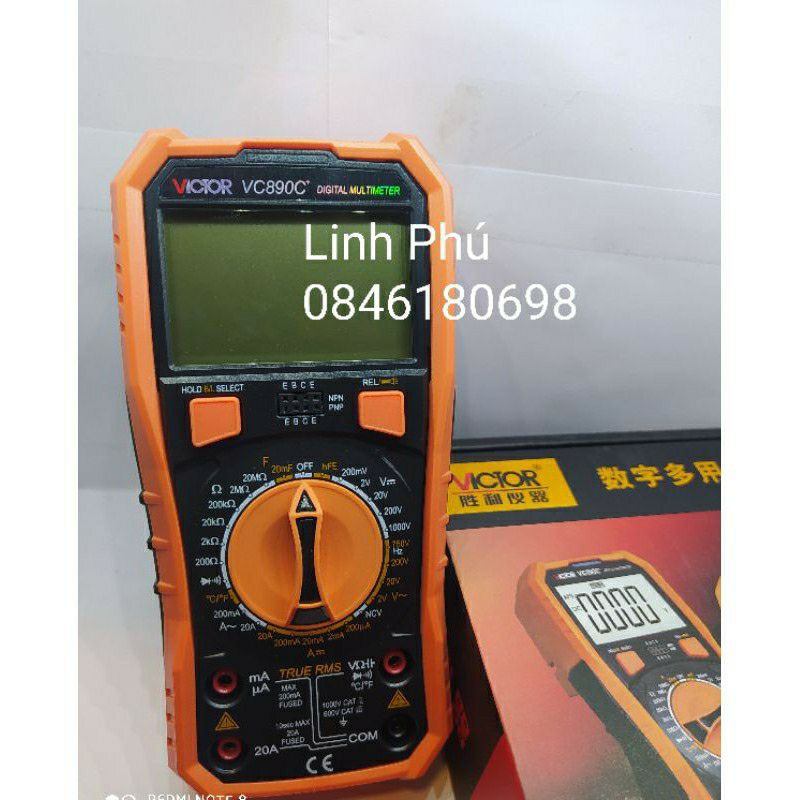 Đồng hồ đo điện vạn năng Victor VC-890C
