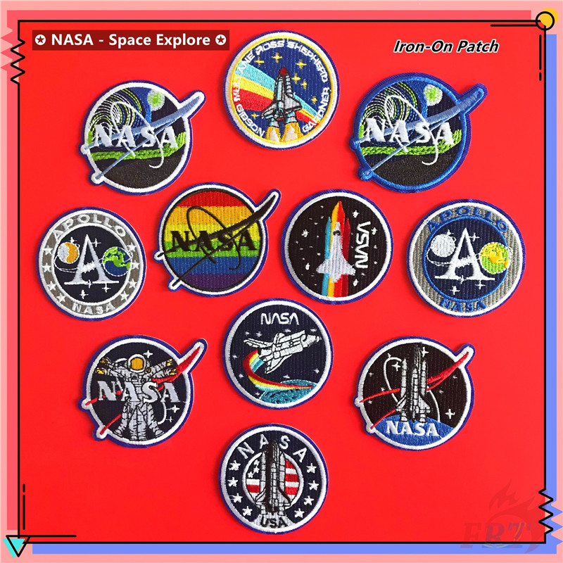 Miếng vải thêu họa tiết NASA độc đáo để trang trí