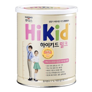 Sữa Hikid Hàn Quốc tăng Chiều cao, Cân nặng Vani 600g (1 tuổi trở lên )