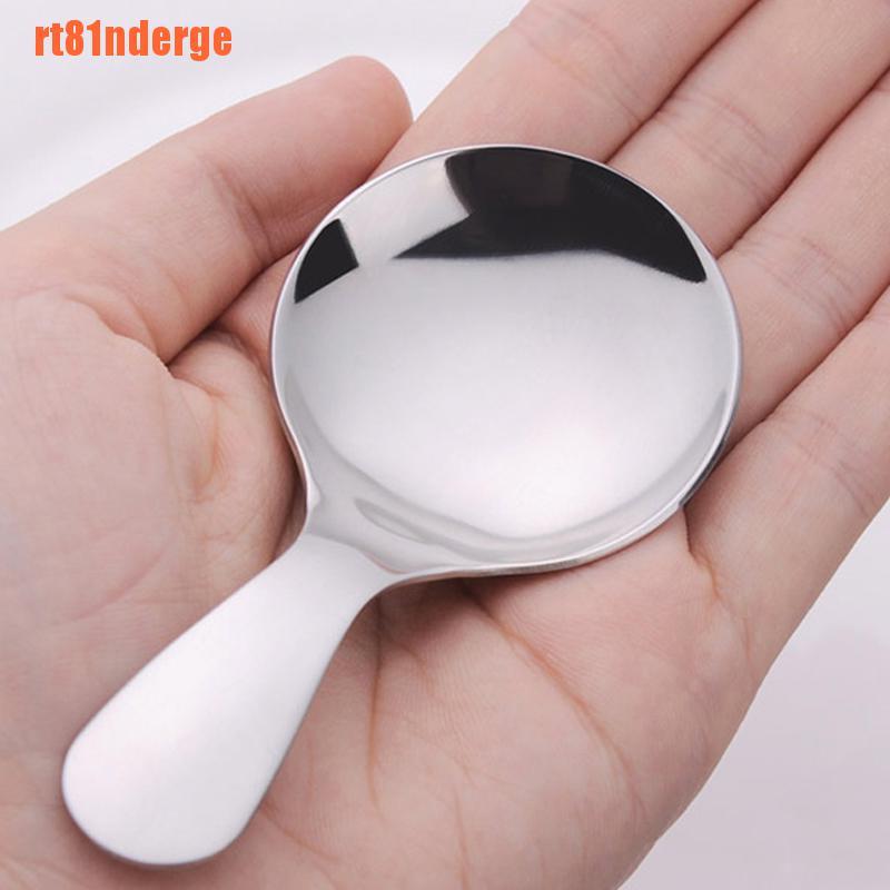 Muỗng Múc Gia Vị Bằng Thép Không Gỉ Tay Cầm Ngắn Dễ Thương