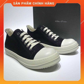 Giày Sneaker Rick Owen Cổ Thấp Đế Thơm Vani Full Size Nam Nữ