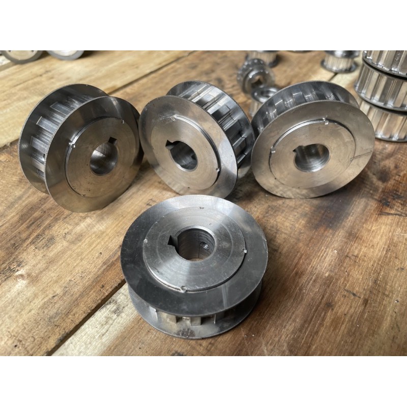 Pulley đai răng T10 số răng Z16 đai 17 mm TTPA16T10150-A