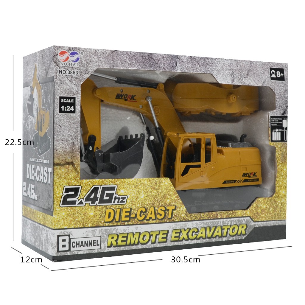 Xe mô hình điều khiển từ xa tỷ lệ 1:24 nhiều chức năng có âm nhạc, demo tự chạy, ánh sáng,chất liệu nhựa an toàn,sắc sảo